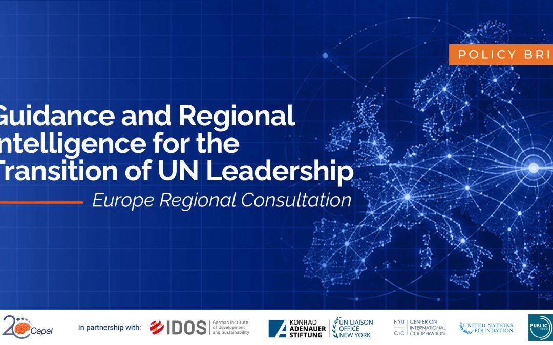 Policy Brief: A (re)newed case for the UN: Europe and the future of UN leadership